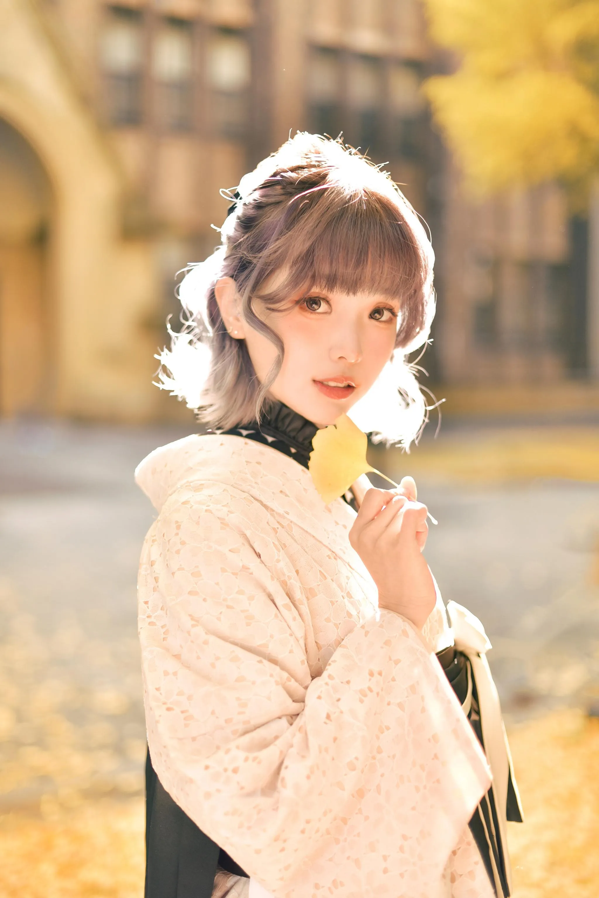 ElyEE子 – NO.130 23年11月订阅-Ginkgo Hakama [38P]插图5